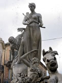 Piazza Archimde - Particolare della fontana
